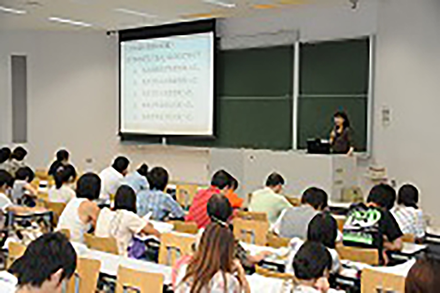 模擬授業の様子