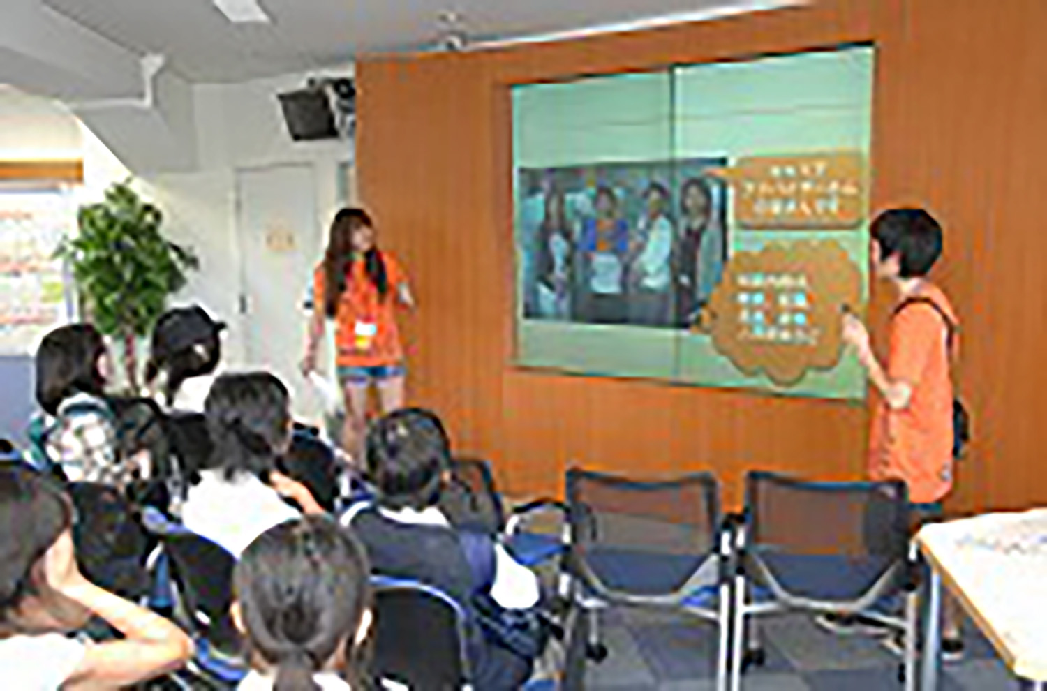 学生展示企画の様子